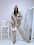 ELYNDI aviator type jacket - cappuccino
